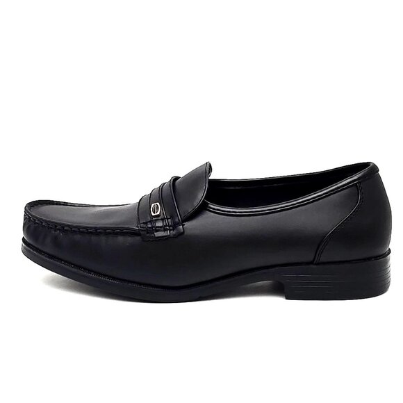 Dexter Comfort Black Memory Foam Faux Leather Formal Loafers Men's Size 9.5 - Picture 5 of 12